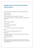 Republic airways test 2 questions with verified detailed solutions