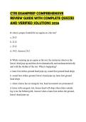 CTRI EXAMPREP COMPREHENSIVE REVIEW GUIDE WITH COMPLETE QUIZZES AND VERIFIED SOLUTIONS 2026