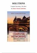 Computer Networking&colon; A Top-Down Approach &ndash; 8th Edition by James F&period; Kurose & Keith W&period; Ross &vert; Complete Solutions Manual for Chapters 1&ndash;8
