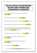 NSCA CSCS CHAPTER 1-22 EXAM&vert;QUESTIONS AND 100&percnt; CORRECT ANSWERS&vert;LATEST &excl;&excl;&excl;&excl;2026&vert;GRADED A&plus;&vert; &lpar;EXAM READY&rpar;