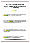 NSCA CSCS TEST&vert;QUESTIONS AND 100&percnt; CORRECT ANSWERS&vert;LATEST &excl;&excl;&excl;&excl;2026&vert;GRADED A&plus;&vert; &lpar;EXAM READY&rpar;