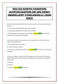 NSCA CSCS SCIENTIFIC FOUNDATIONS &semi;NUTRITION&vert;QUESTIONS AND 100&percnt; CORRECT ANSWERS&vert;LATEST &excl;&excl;&excl;&excl;2026&vert;GRADED A&plus;&vert; &lpar;EXAM READY&rpar;