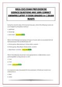 NSCA CSCS EXAM PREP&semi;EXERCISE SCIENCE&vert;QUESTIONS AND 100&percnt; CORRECT ANSWERS&vert;LATEST &excl;&excl;&excl;&excl;2026&vert;GRADED A&plus;&vert; &lpar;EXAM READY&rpar;
