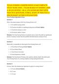 TEXAS NURSING JURISPRUDENCE EXAM COMPLETE STUDY GUIDE 2026 &vert; TEXAS BOARD OF NURSING LAWS & RULES REVIEW &vert; RN & LVN LICENSURE PREP WITH PRACTICE QUESTIONS&comma; ETHICS&comma; SCOPE OF PRACTICE & DISCIPLINARY ACTION EXPLANATIONS