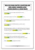 NSCA CERTIFIED STRENGTH AND CONDITIONING SPECIALIST-CSCS BUNDLED EXAMS&lpar;COMPLETE &rpar;&vert;QUESTIONS AND 100&percnt; CORRECT ANSWERS&vert;LATEST &excl;&excl;&excl;&excl;2026&vert;GRADED A&plus;&vert; &lpar;EXAM READY&rpar;