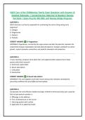 NACE Care of the Childbearing Family Exam Questions with Answers & Detailed Rationales