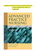 Test Bank for Advanced Practice Nursing&colon; Essential Knowledge for the Profession 3rd Edition Denisco Chapter 1-31  Complete Guide