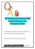 ATI PN Maternal Newborn 2026 &ndash; 90 Questions and Answers on Postpartum Care&comma; High-Risk Pregnancy & Newborn Complications