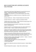 MB 310 QUESTIONS WITH VERIFIED ACCURATE SOLUTION 2026     