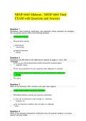 NRNP 6665 Midterm & Final Exam &vert; Complete Questions and Answers &vert; Comprehensive Exam Review Material
