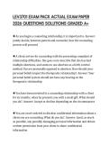 LEV3701 EXAM PACK ACTUAL EXAM PAPER 2026 QUESTIONS SOLUTIONS GRADED A&plus;