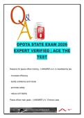 OPOTA State Exam 2026 &ndash; 500 Questions and Verified Answers on Criminal Law&comma; Search & Seizure&comma; Use of Force&comma; Homicide & Sex Offenses