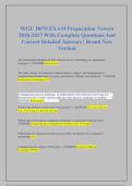 WGU D075 EXAM Preparation Newest  2026-2027 With Complete Questions And  Correct Detailed Answers &vert; Brand New  Version