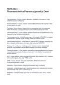 NURS 8024 Pharmacokinetics Pharmacodynamics Exam Questions and Answers 