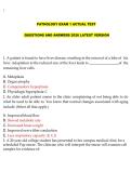 PATHOLOGY EXAM 1