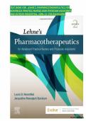 TEST BANK FOR LEHNE&rsquo;S PHARMACOTHERAPEUTICS FOR ADVANCED PRACTICE NURSES AND PHYSICIAN ASSISTANTS 2ND EDITION ROSENTHAL&period; &vert;&vert;ISBN-13&colon; 978-0323554954 &vert;&vert; All Chapters &vert; Latest 