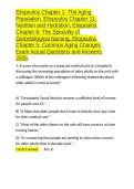 Eliopoulos Chapter 1- The Aging Population&comma; Eliopoulos Chapter 11- Nutrition and Hydration&comma; Eliopoulos Chapter 6- The Specialty of Gerontological Nursing&period;docx