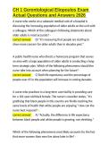 CH 1 Gerontological Eliopoulos Exam Actual Questions and Answers 2026&period;docx