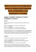 WSET ACTUAL EXAM 2026&sol;2027 &vert; Level 1-4 &vert; Wine & Spirit Education Trust &vert; Verified Q&A &vert; Pass Guaranteed - A&plus; Graded