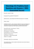 ICU RELIAS &sol; PROPHECY BUNDLED EXAMS QUESTIONS WITH COMPLETE SOLUTIONS  &vert; BEST GRADED A&plus; 