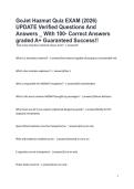 GoJet Hazmat Quiz EXAM &lpar;2026&rpar; UPDATE Verified Questions And Answers &lowbar; With 100- Correct Answers graded A&plus; Guaranteed Success&excl;&excl;