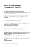 Walden University Advanced Pathophysiology Final Exam NEWEST 2026&sol;2027 ACTUAL EXAM COMPLETE QUESTIONS AND CORRECT DETAILED ANSWERS &lpar;VERIFIED ANSWERS&rpar; &vert;ALREADY GRADED A&plus;&vert;&vert;BRAND NEW&excl;&excl;