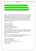 Dunphy final clinical exam Nurs 671 Questions   Newest Updated  Exam  2026 Solved Questions &  Answers Verified 100&percnt; Graded A&plus; &lpar;Latest Version&rpar; 