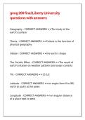 geog 200 final Liberty University questions with answers&period;