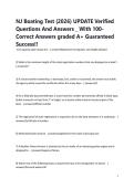 NJ Boating Test &lpar;2026&rpar; UPDATE Verified Questions And Answers &lowbar; With 100- Correct Answers graded A&plus; Guaranteed Success&excl;&excl;