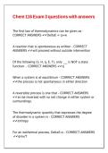 Chem 116 Exam 3 questions with answers
