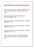 Chm 116 Exam 1 questions with answers
