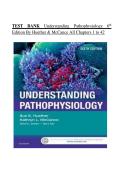 Test Bank for Understanding Pathophysiology&comma; Sixth Edition by Sue E&period; Huether & Kathryn L&period; McCance &mdash; Latest Update 2026 &bull; A&plus; Exam Prep