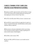 CUSECO TRAINING STUDY GUIDE 2026 UPDATED EXAM PREPARATION MATERIAL