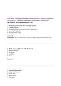 WGU D686 &ndash; Operating Systems for Computer Scientists &vert; Objective Assessment &vert; OA V1 and V2 &vert; Questions and Answers &vert; 2026 Update &vert; 100&percnt; Correct&period;