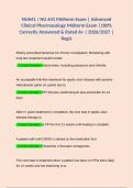 NU641 &sol; NU 641 Midterm Exam &vert; Advanced Clinical Pharmacology Midterm Exam &vert;100&percnt; Correctly Answered & Rated A&plus; &vert; 2026&sol;2027 &vert; Regis