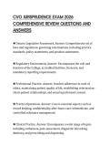 CVO JURISPRUDENCE EXAM 2026 COMPREHENSIVE REVIEW QUESTIONS AND ANSWERS