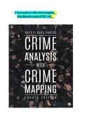 Complete Test Bank for Crime Analysis with Crime Mapping&comma; 4th Edition Santos &vert; All Chapters 1-16 &vert; Verified Questions & Answers