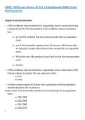 OPRE 3360 Exam 3 Review Ch&period; 8&comma; 9&comma; 14 Questions And 100&percnt; Correct Marking Scheme 2026