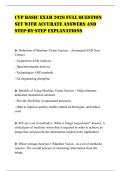 CVP BASIC EXAM 2026 FULL QUESTION SET WITH ACCURATE ANSWERS AND STEP-BY-STEP EXPLANATIONS