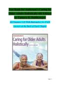 Test Bank for Anderson&rsquo;s Caring for Older Adults Holistically&comma; Sixth Edition by Tamara R&period; Dahlkemper &mdash; All Chapters 1&ndash;22 &bull; Latest Update 2026 &bull; A&plus; Exam Prep