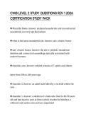 CWB LEVEL 2 STUDY QUESTIONS REV 1 2026 CERTIFICATION STUDY PACK