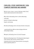 CWB LEVEL 2 STUDY QUESTIONS REV 1 2026 COMPLETE QUESTIONS AND ANSWERS