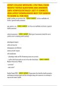 JERSEY COLLEGE MEDSURG 1 RN Exam Questions and Answers 2026 &ndash; 100&percnt; Verified Detailed Study Guide