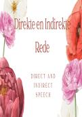 Afrikaans Direk en Indirekte Rede &lpar;with english explanations&rpar;