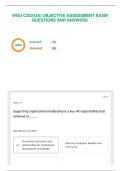 WGU C202&vert;OA&vert; OBJECTIVE ASSESSMENT EXAM QUESTIONS AND ANSWERS &vert;LATEST UPDATE &vert; FULLY SOLVED