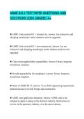 ASME B31&period;3 TEST PAPER QUESTIONS AND SOLUTIONS 2026 GRADED A&plus;