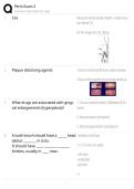 Perio Exam 2 Questions and Answers 