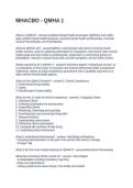 MHACBO - QMHA 1&period; QUESTIONS AND ANSWERS FULLY SOLVED