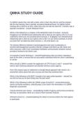 QMHA STUDY GUIDE QUESTIONS AND ANSWERS FULLY SOLVED