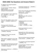 OSCE &lpar;DSE&rpar; Test Questions and Answers Rated A